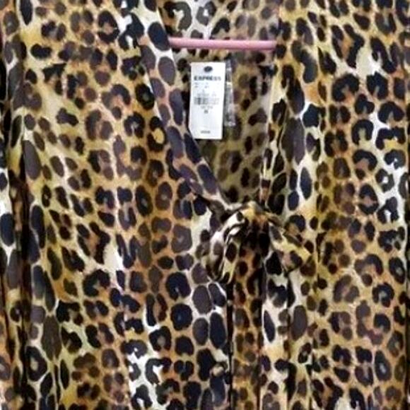 Express Women's Portofino Long Sleeve Blouse XS - Picture 5 of 5